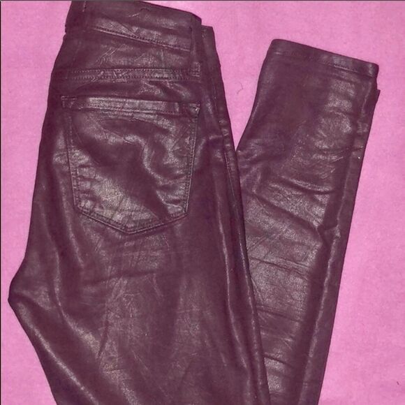 J Brand Super Skinny Tex C Waxed Jeans - Picture 2 of 10